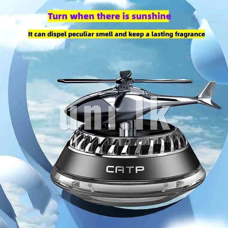 Solar Powered Helicopter Vehicle Mounted Perfume