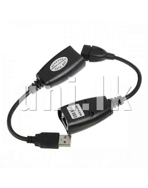 USB Extension Ethernet RJ45 Adapter Up to 150ft Length