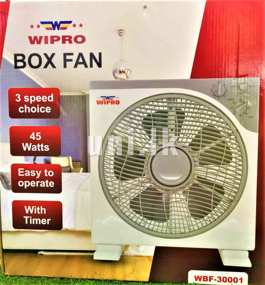 WIPRO Box Fan Powerful n Silent Cooling