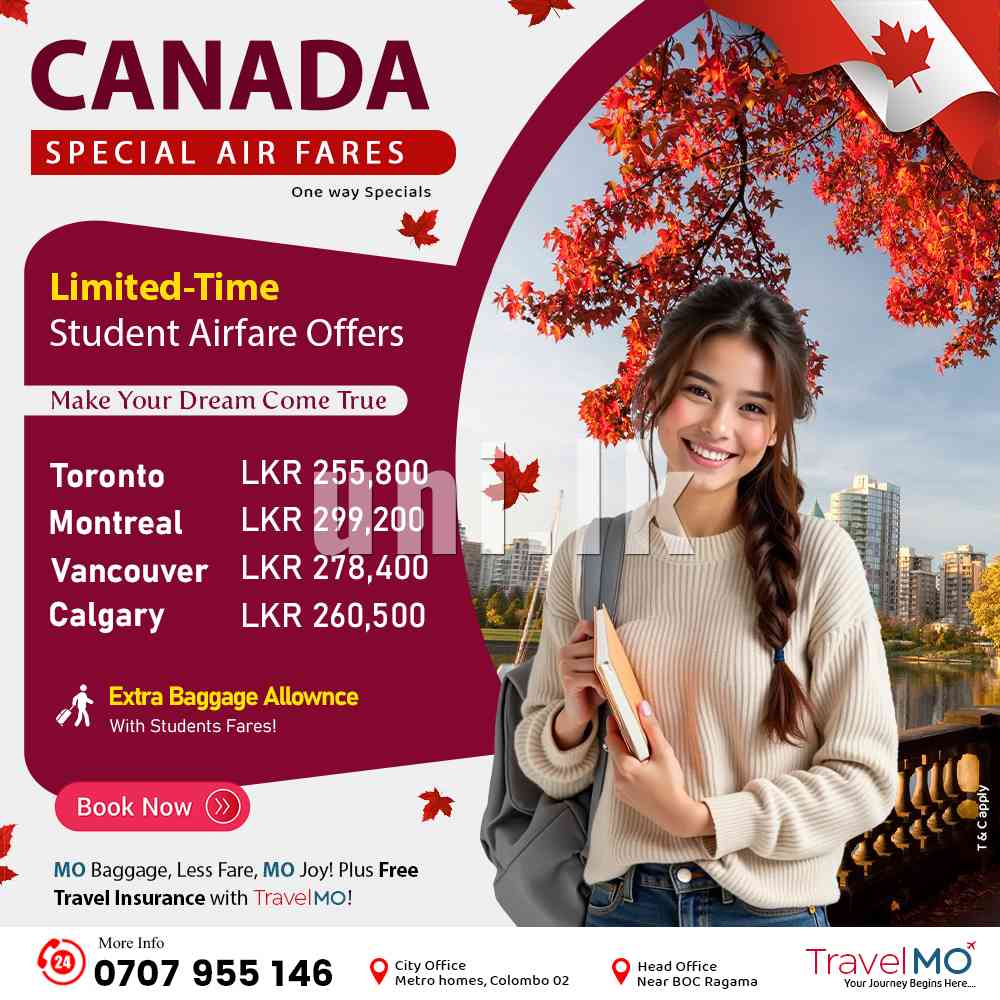 Canada Special Fares