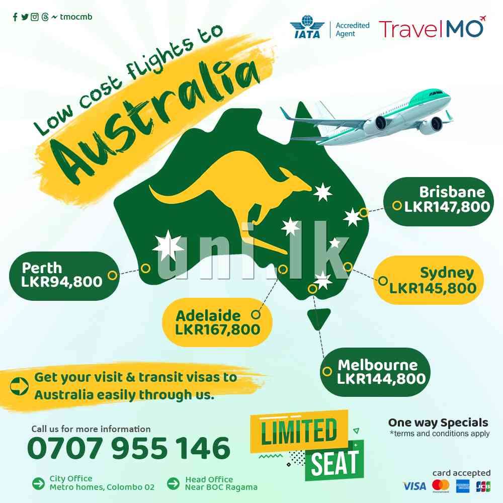 Low cost fares to Australia